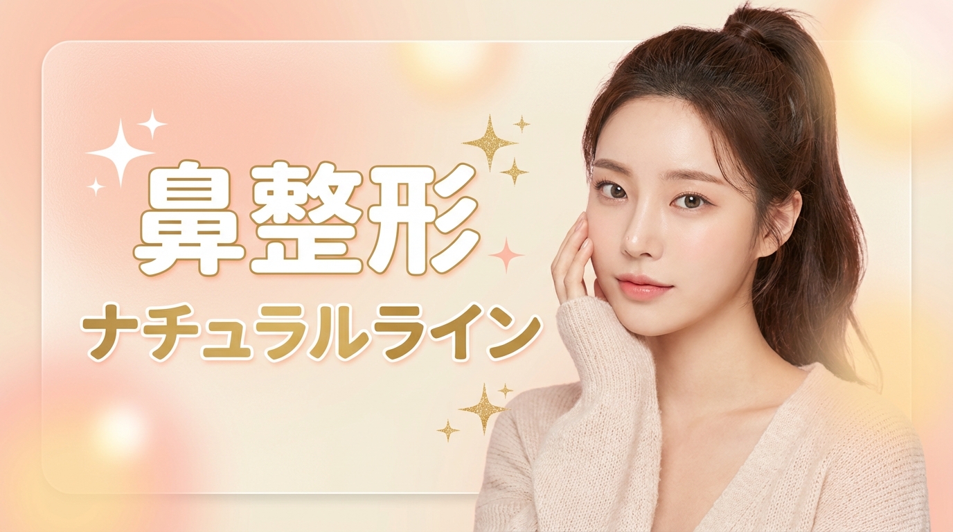 鼻整形自然線