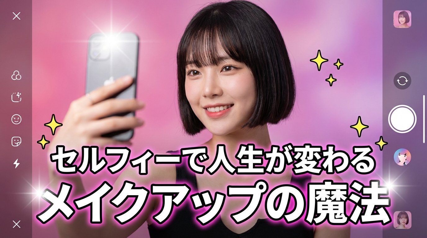 不用整形也能改變人生！用自拍和化妝打造有史以來最好的自己