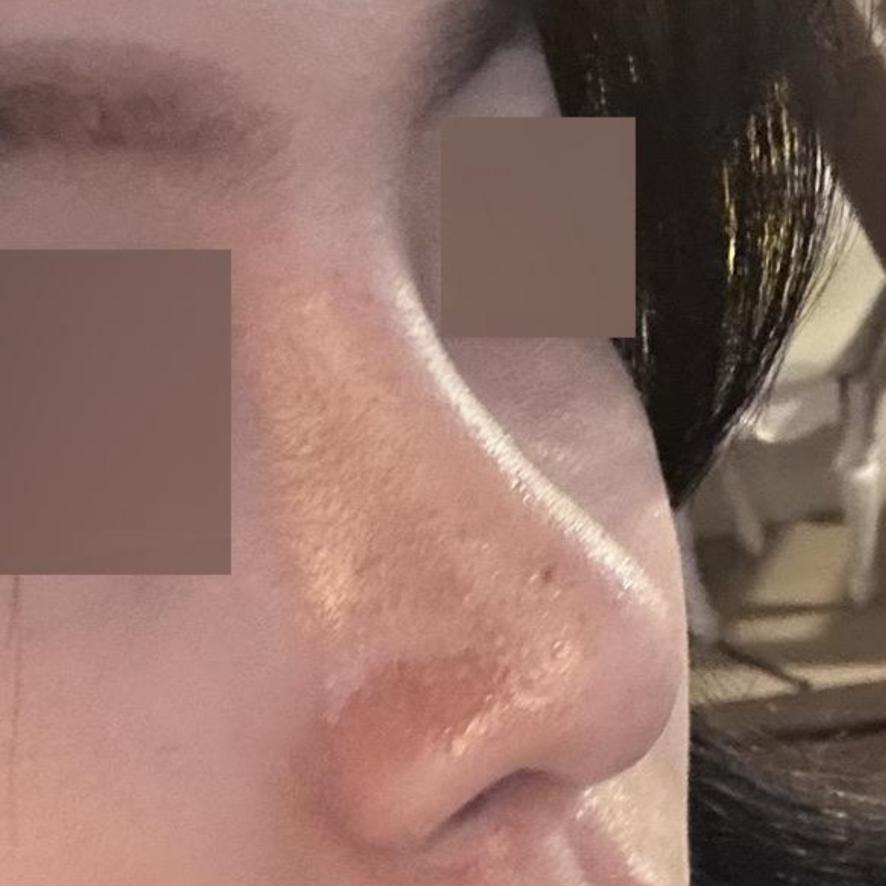 周圍的人都說我的鼻子很漂亮，我都聽習慣了，哈哈